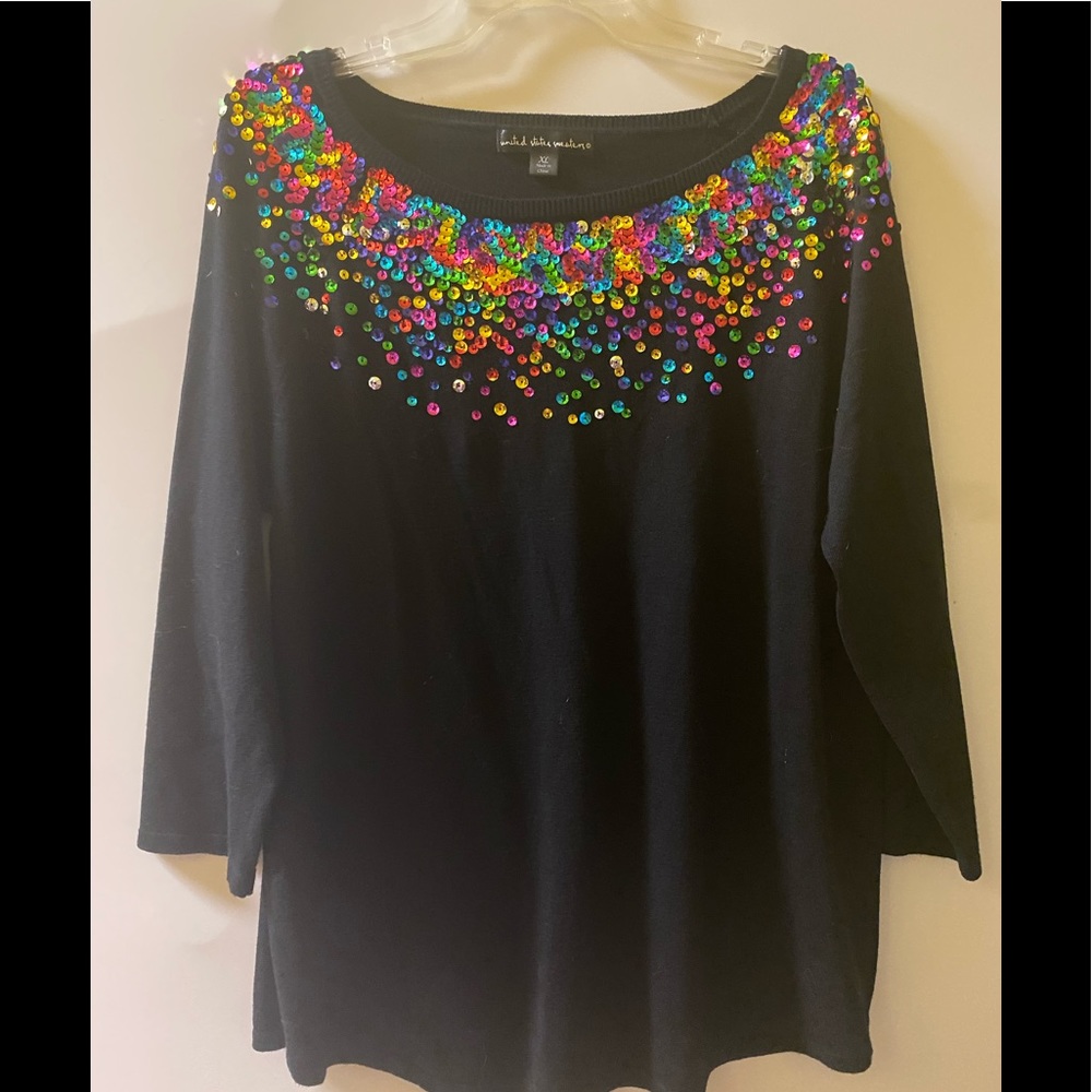 🌺 United States Sweaters Sequined Sweater 🌺